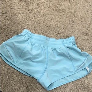 Light blue lululemon shorts size 4